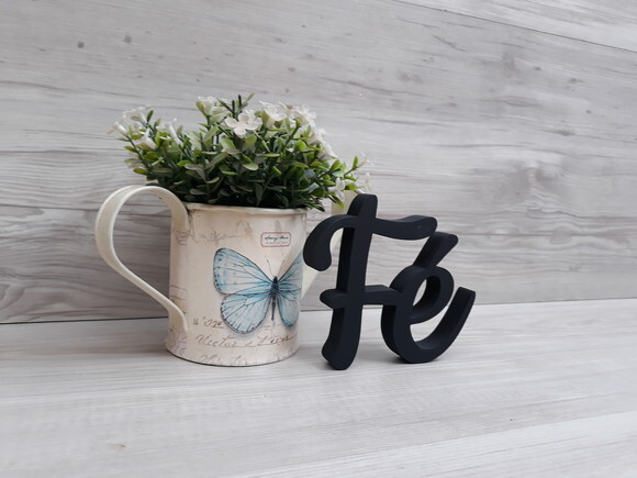 Palavra decorativa Fé - Linha CK
