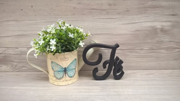 Palavra Decorativa Fé Mod LS
