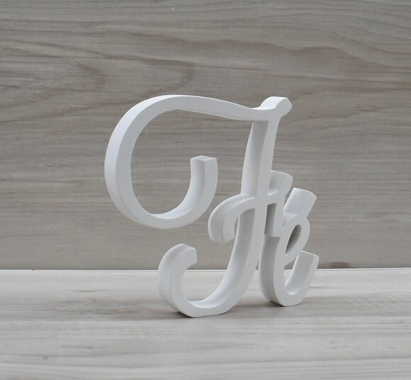 Palavra Decorativa Fé Mod LS