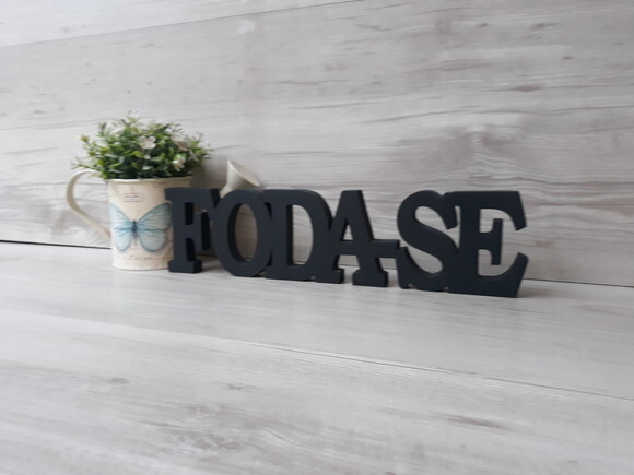 Palavra decorativa FODA-SE - linha BK