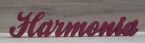 Palavra Decorativa Harmonia Linha Cl