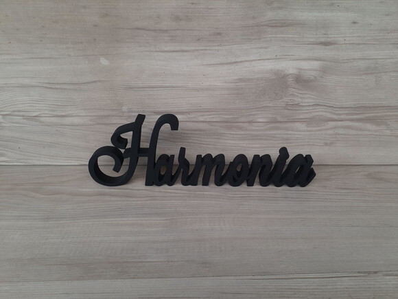 Palavra Decorativa Harmonia Mod Ls