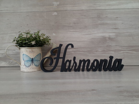 Palavra Decorativa Harmonia Mod Ls