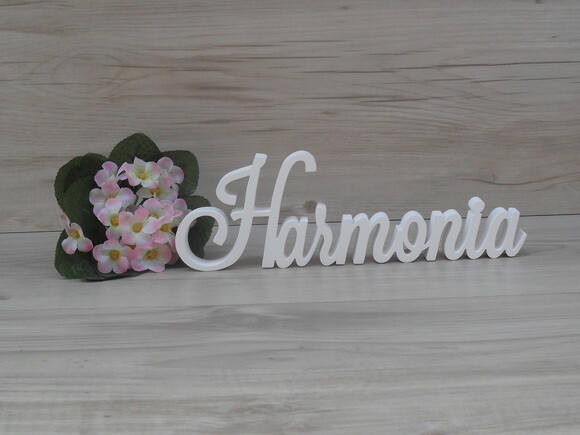 Palavra decorativa Harmonia Mod LS