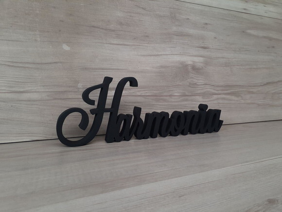 Palavra Decorativa Harmonia Mod Ls