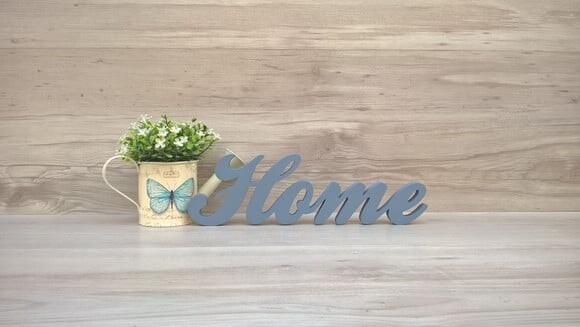 Palavra decorativa Home - clássico