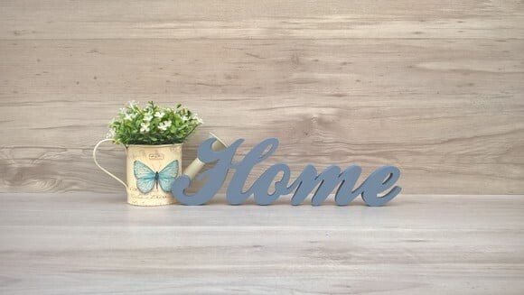 Palavra decorativa Home - clássico