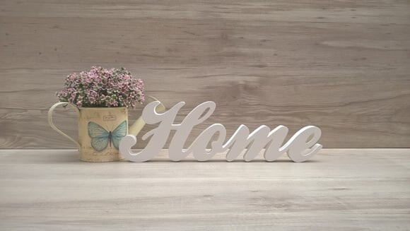 Palavra decorativa Home - clássico