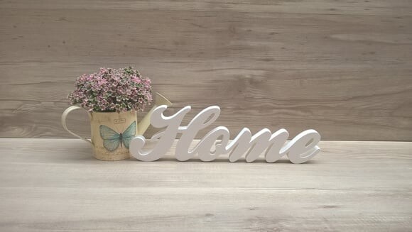 Palavra decorativa Home - clássico