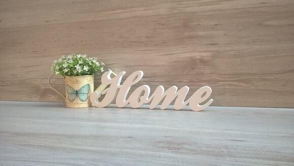 Palavra decorativa Home - clássico