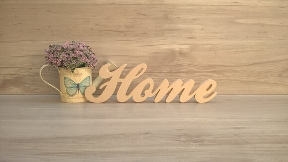 Palavra decorativa Home - clássico