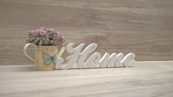 Palavra decorativa Home - clássico