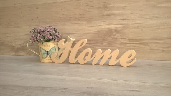 Palavra decorativa Home - clássico