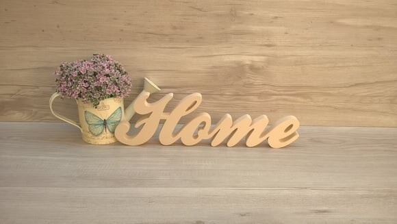 Palavra decorativa Home - clássico