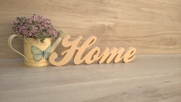 Palavra decorativa Home - clássico
