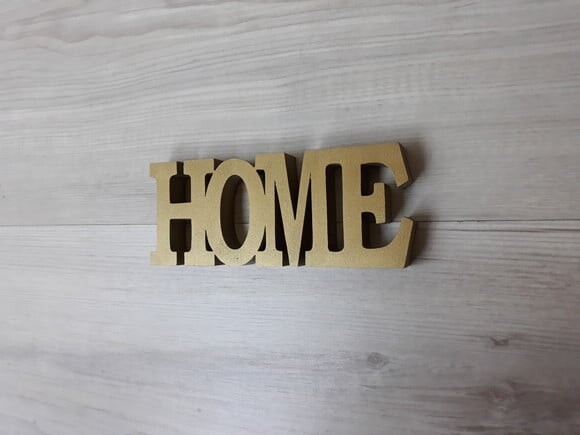Palavra decorativa HOME - linha BK