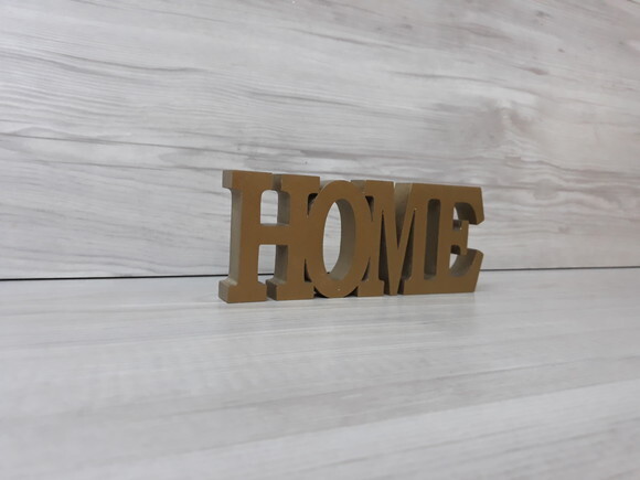 Palavra decorativa HOME - linha BK