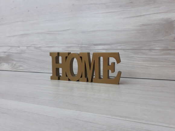 Palavra decorativa HOME - linha BK