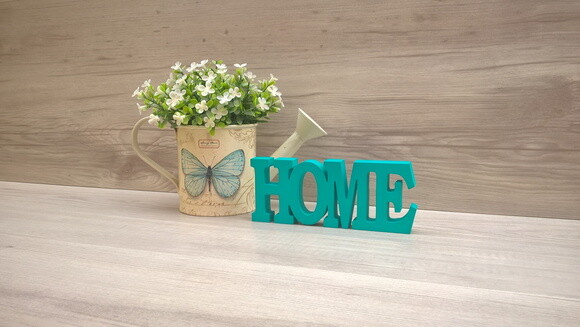 Palavra decorativa HOME - linha BK
