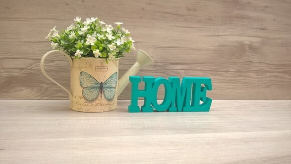 Palavra decorativa HOME - linha BK
