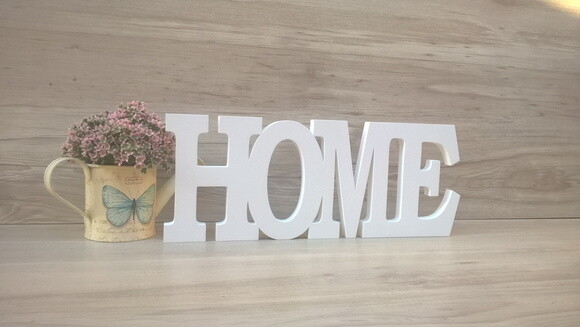 Palavra decorativa HOME - linha BK G
