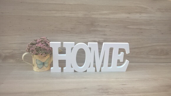 Palavra decorativa HOME - linha BK G