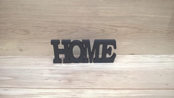 Palavra decorativa HOME - linha BK G