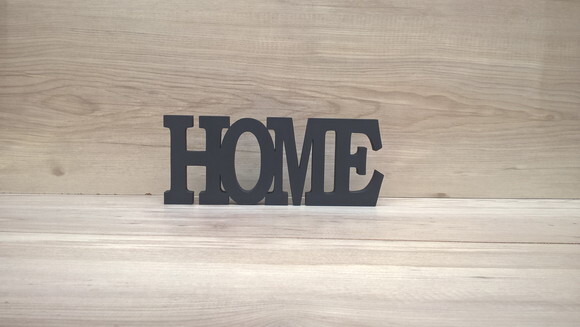 Palavra decorativa HOME - linha BK G