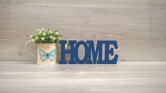 Palavra decorativa HOME - linha BK M