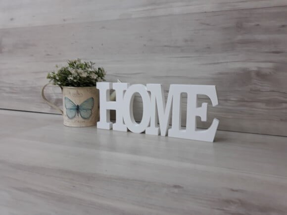 Palavra decorativa HOME - linha BK M