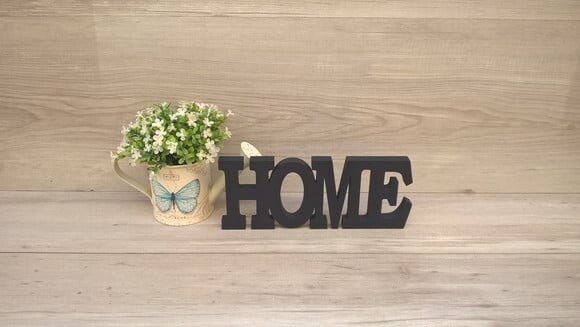 Palavra decorativa HOME - linha BK M
