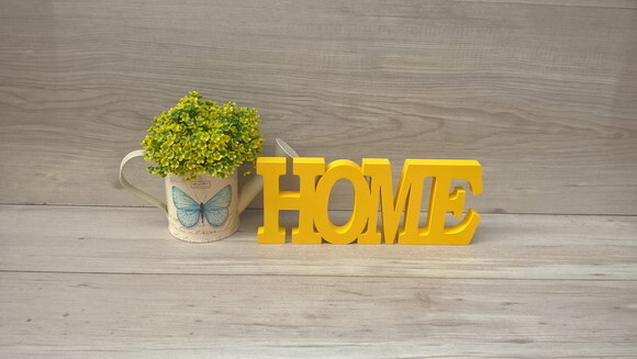 Palavra decorativa HOME - linha BK M