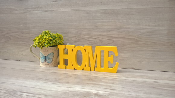 Palavra decorativa HOME - linha BK M