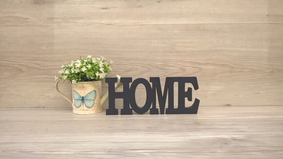 Palavra decorativa HOME - linha BK M