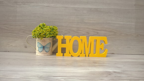 Palavra decorativa HOME - linha BK M