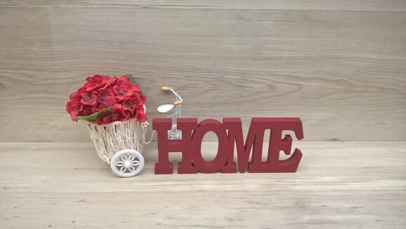 Palavra decorativa HOME - linha BK M