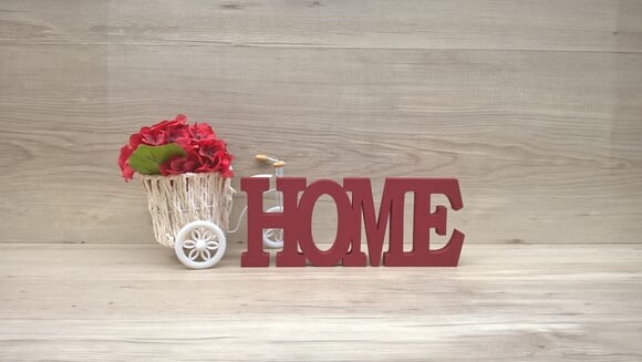 Palavra decorativa HOME - linha BK M