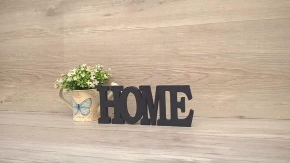 Palavra decorativa HOME - linha BK M