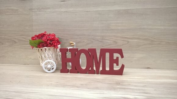 Palavra decorativa HOME - linha BK M