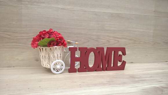 Palavra decorativa HOME - linha BK M