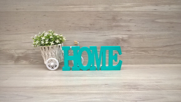 Palavra decorativa HOME - linha BK M