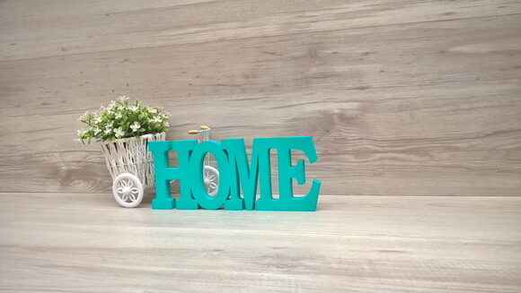 Palavra decorativa HOME - linha BK M
