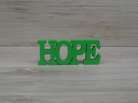 Palavra decorativa HOPE - linha BK