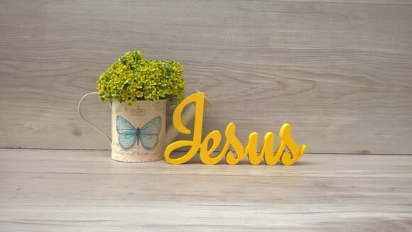 Palavra decorativa Jesus - clássico