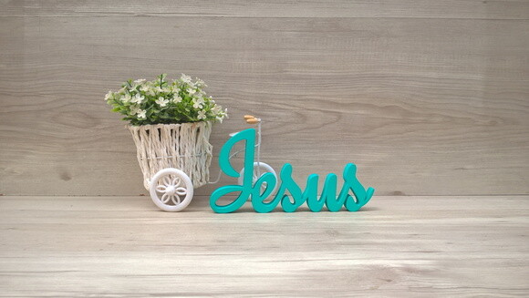 Palavra decorativa Jesus - clássico