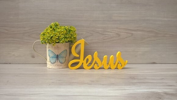 Palavra decorativa Jesus - clássico
