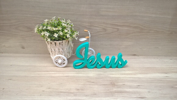 Palavra decorativa Jesus - clássico