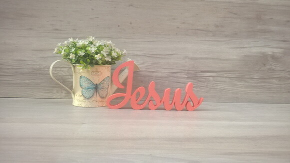 Palavra decorativa Jesus - clássico