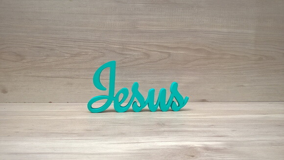 Palavra decorativa Jesus - clássico