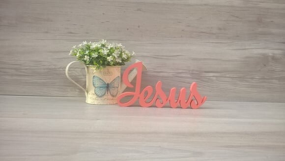 Palavra decorativa Jesus - clássico